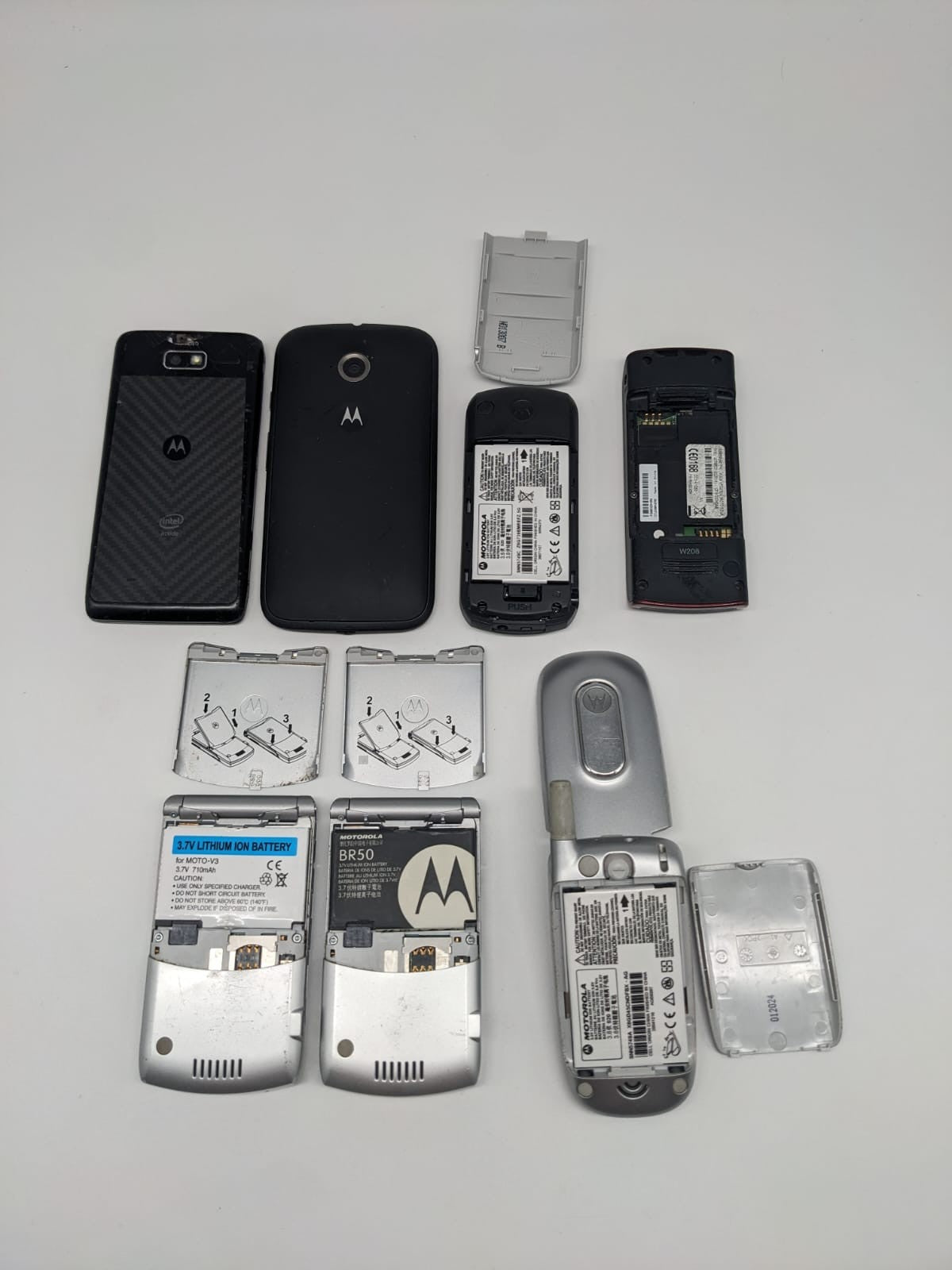 7x Motorola Handy Smartphone Konvolut Sammlung Posten | UNGETESTET