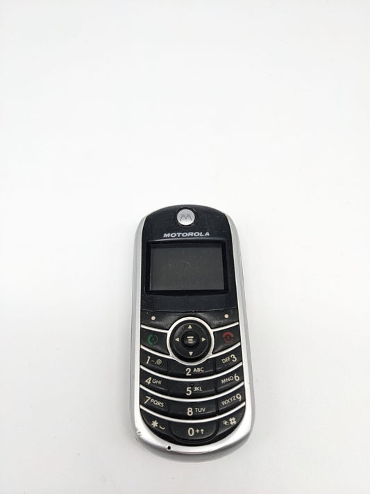 Motorola C139 Schwarz Silber UNGETESTET 