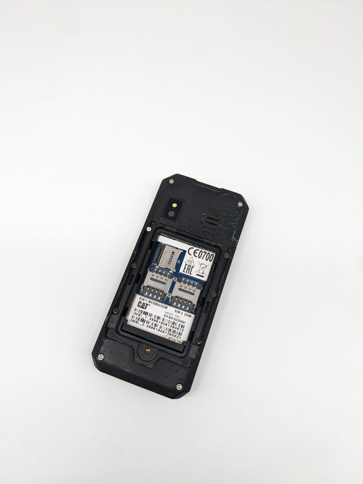 CAT B30 Outdoor Handy Schwarz Dual Sim | OHNE AKKU | OHNE SIMLOCK