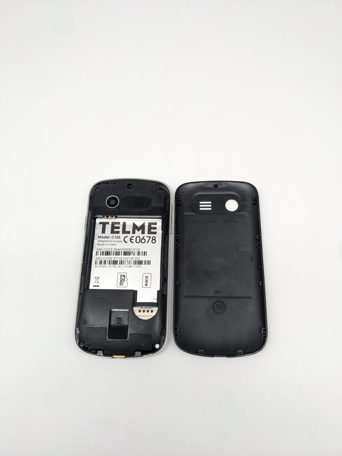 Telme C155 grau Seniorenhandy | OHNE AKKU | OHNE SIMLOCK