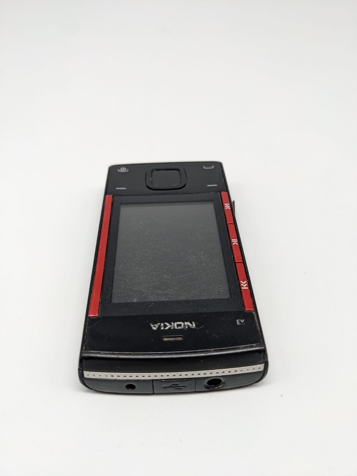 Nokia  X3-00 RM-540 Schwarz Rot Vintage Handy Retro LÄDT/STARTET NICHT S0074