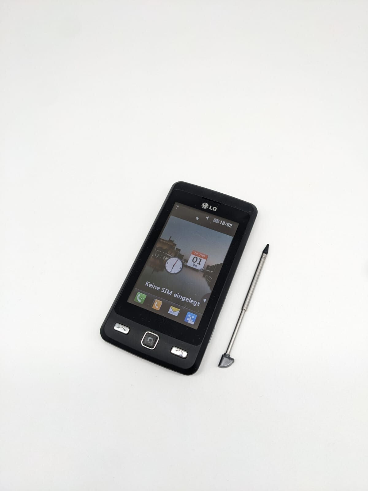 LG KP501 Schwarz Handy Touch Retro | OHNE SIMLOCK