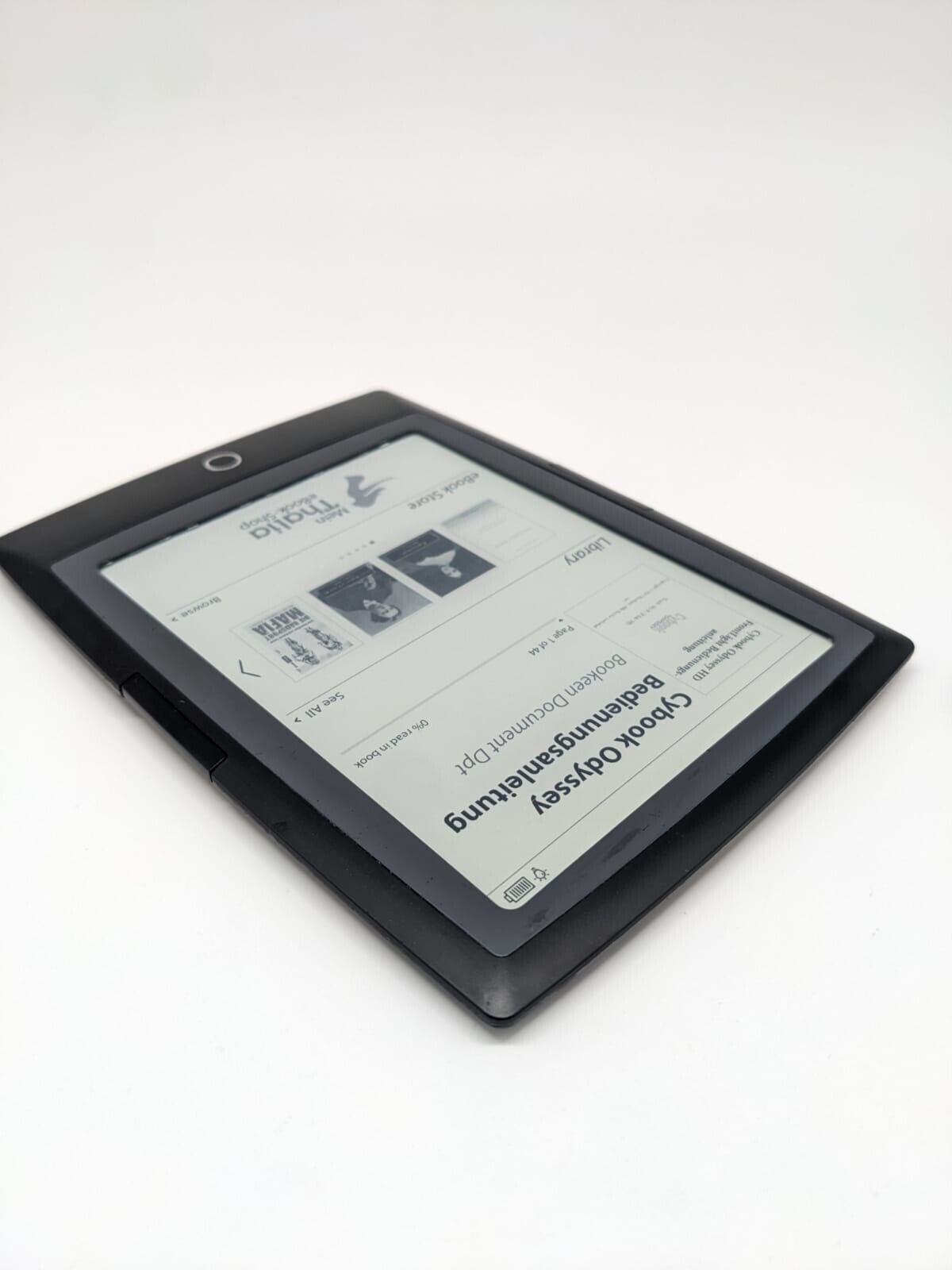 Bookeen Cybook Odyssey HD Frontlight E-Book Reader Schwarz