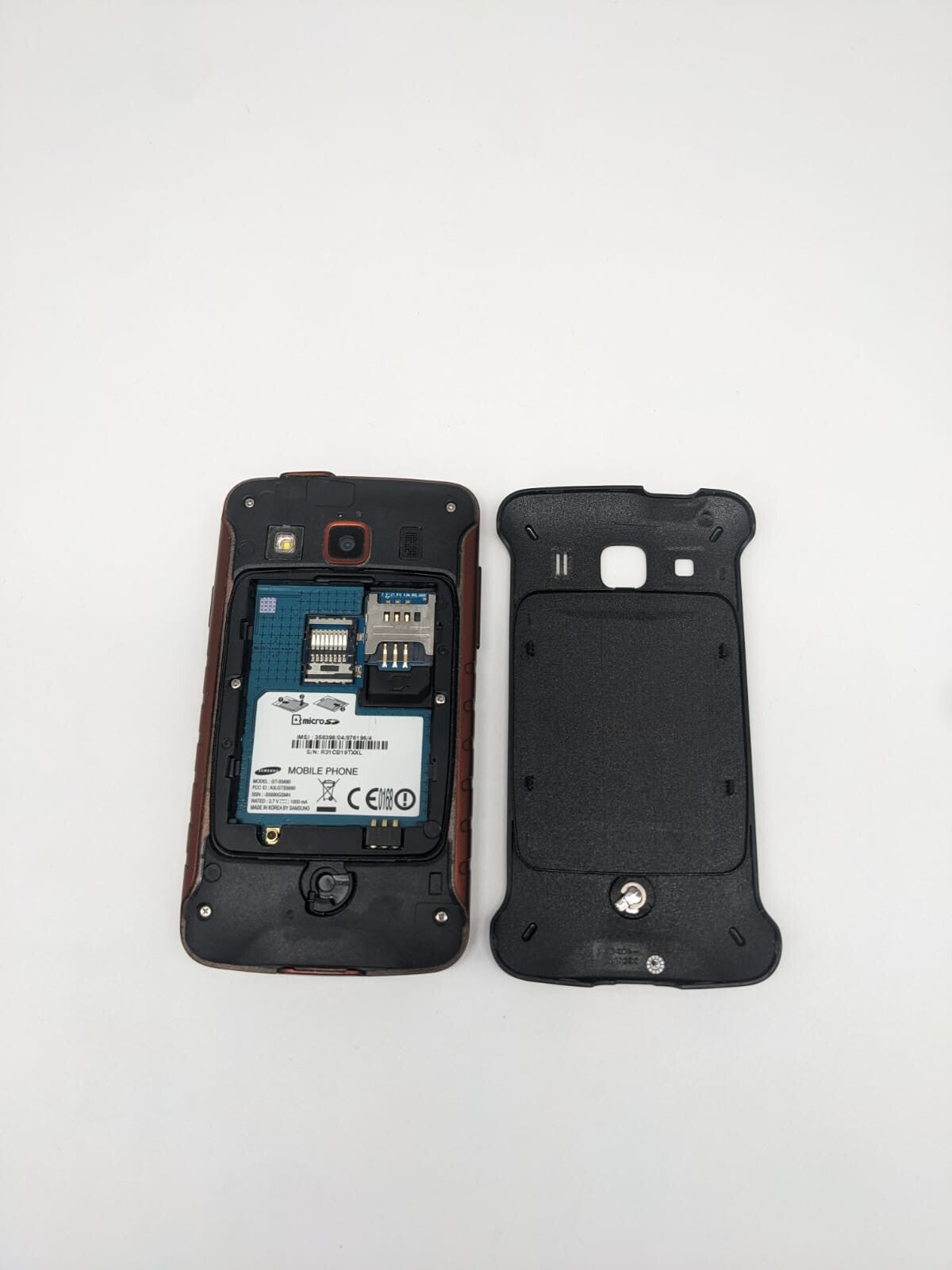 Samsung Galaxy Xcover GT-S5690 Rot Smartphone | OHNE AKKU | OHNE SIMLOCK