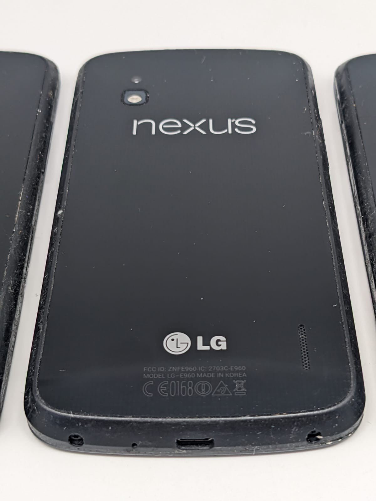 3x LG Google Nexus 4 E960 Schwarz Teilespender Ersatzteile | LÄDT/STARTET NICHT